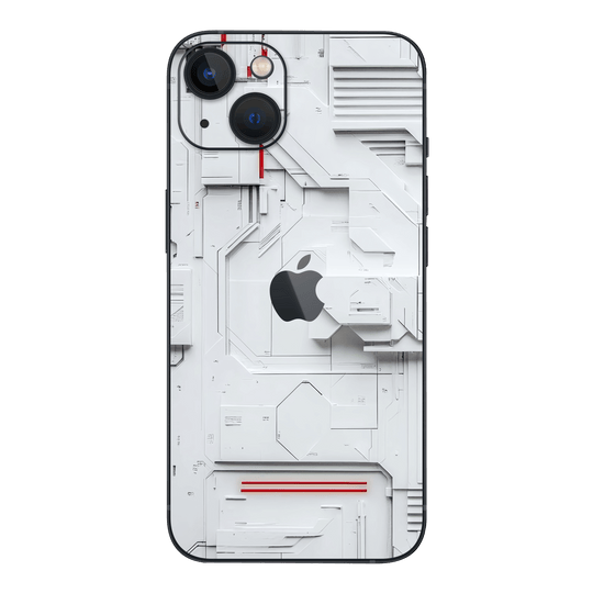 iPhone 13 MINI Print Printed Custom SIGNATURE Interstellar White Spaceship Skin Wrap Sticker Decal Cover Protector by QSKINZ | QSKINZ.COM