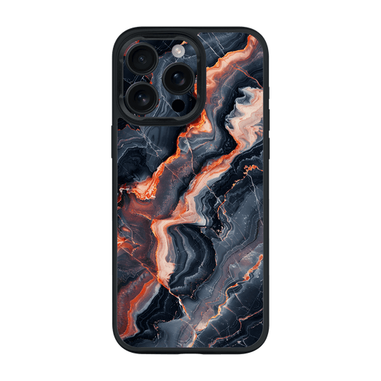 iPhone 15 PRO Qcaze Print Printed Custom SIGNATURE Terra Noir Stone Marble Case by QSKINZ | QSKINZ.COM