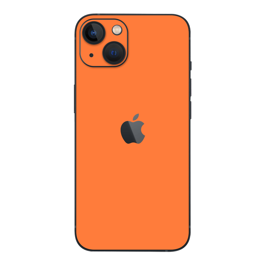 iPhone 15 Printed Custom SIGNATURE “Cosmic Orange” Vibrant Solid Orange Skin Wrap Sticker Decal Cover Protector by QSKINZ | QSKINZ.COM