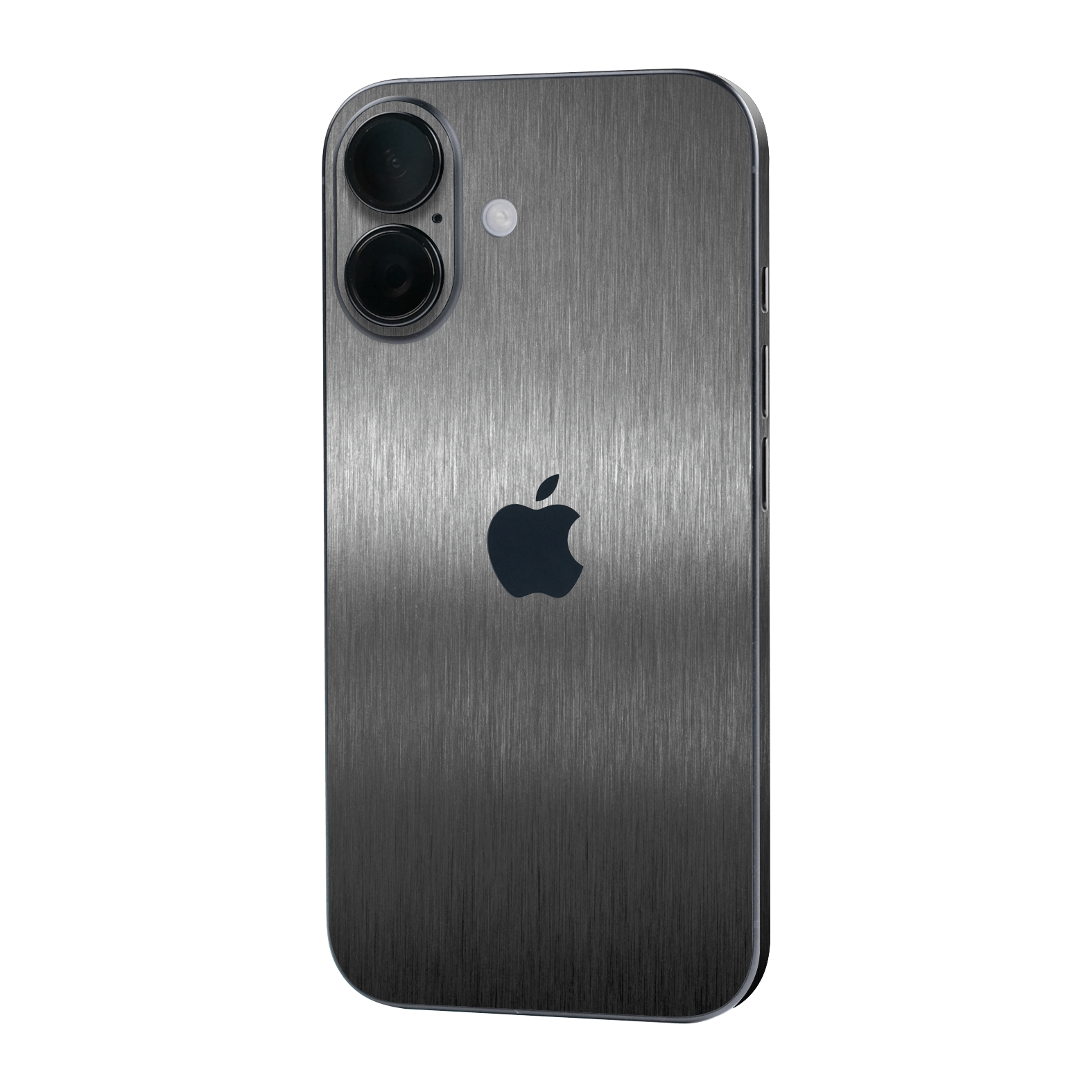iPhone 16 Brushed Metal Titanium Metallic Skin Wrap Sticker Decal Cover Protector by QSKINZ | qskinz.com