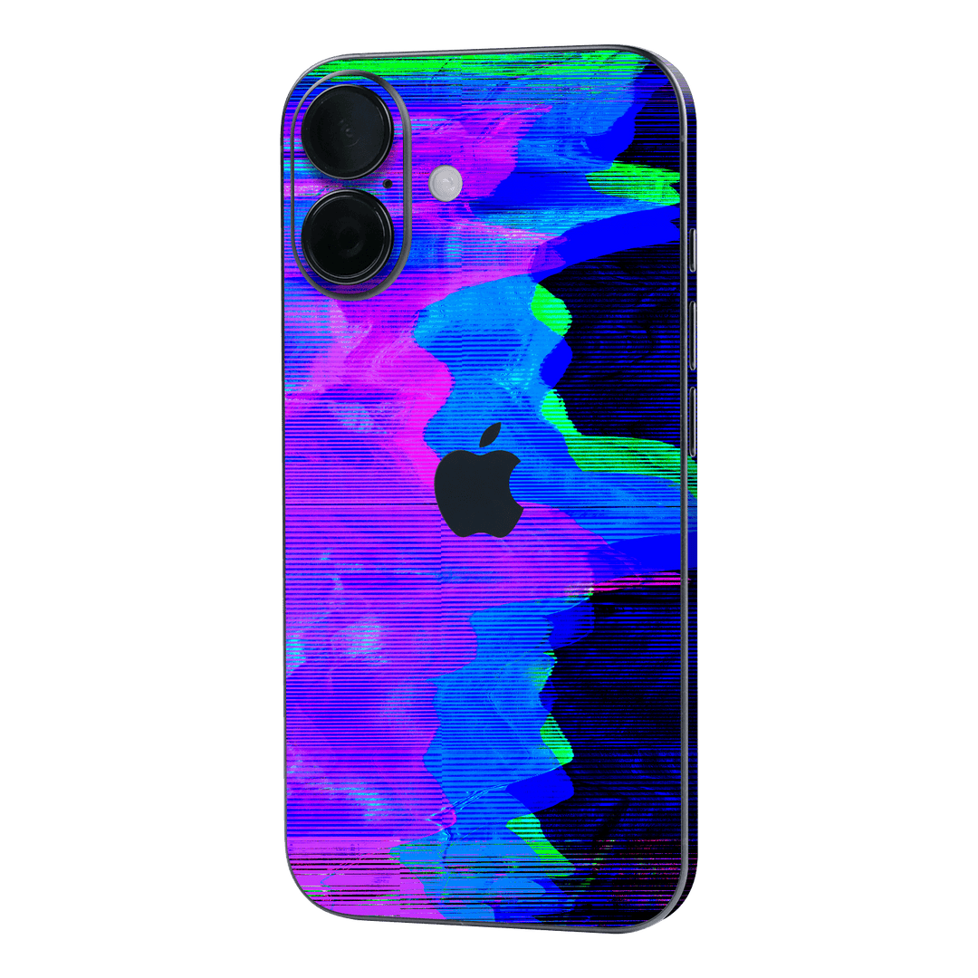 iPhone 16 Custom Printed SIGNATURE “Andromeda” Blue Purple Wave Skin Wrap Sticker Decal Cover Protector by QSKINZ | QSKINZ.COM