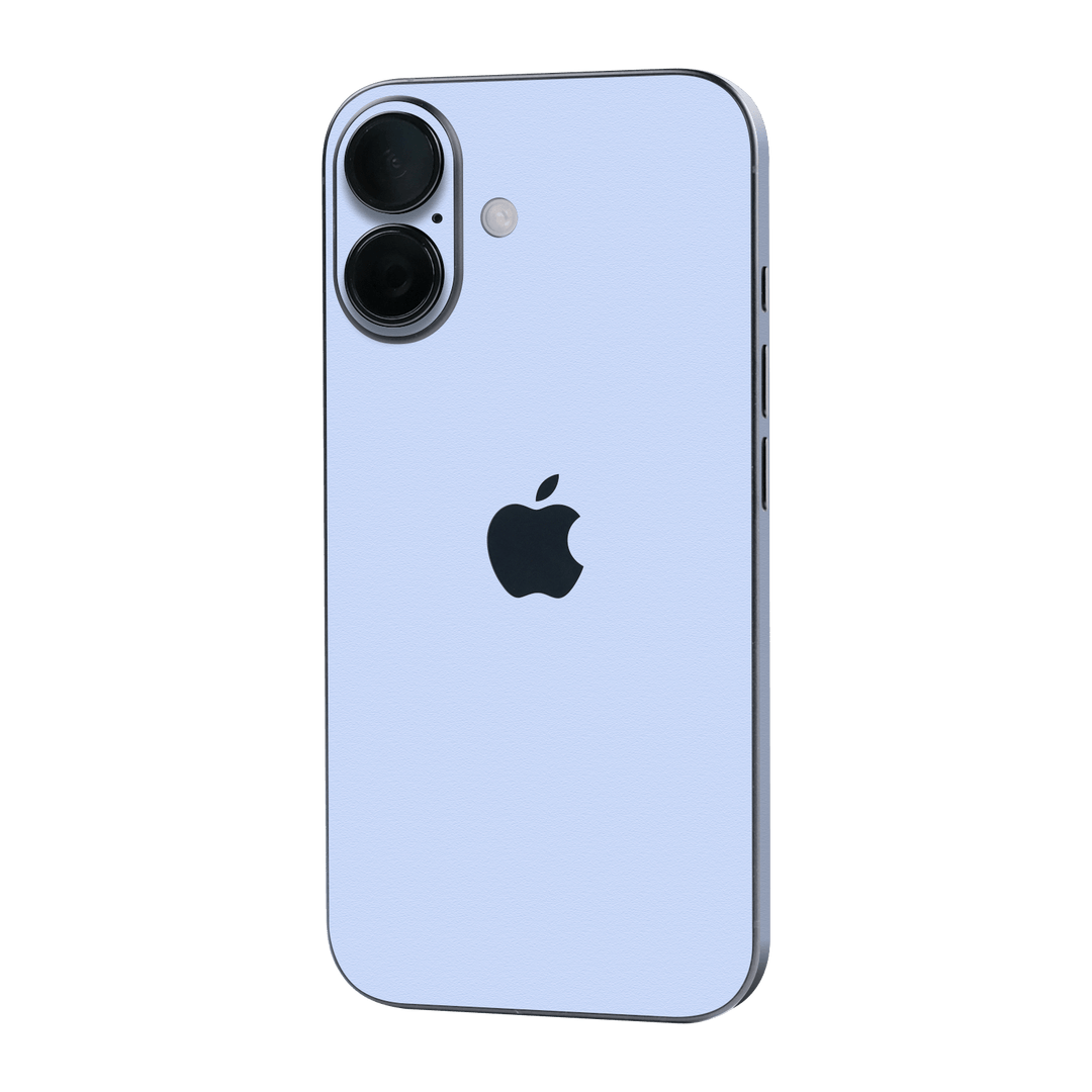 iPhone 16 Luxuria August Pastel Blue 3D Textured Skin Wrap Sticker Decal Cover Protector by QSKINZ | qskinz.com