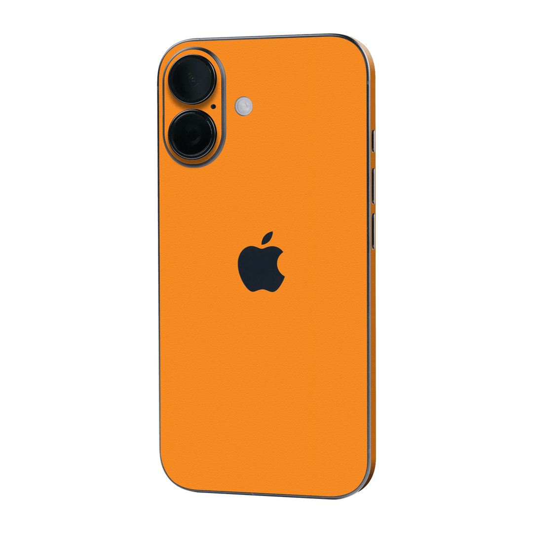 iPhone 16 Luxuria Sunrise Orange Matt 3D Textured Skin Wrap Sticker Decal Cover Protector by QSKINZ | qskinz.com