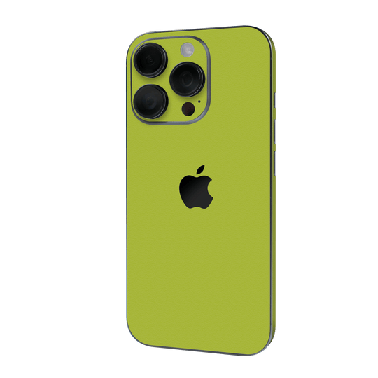 iPhone 16 PRO Luxuria Lime Green Matt 3D Textured Skin Wrap Sticker Decal Cover Protector by QSKINZ | qskinz.com