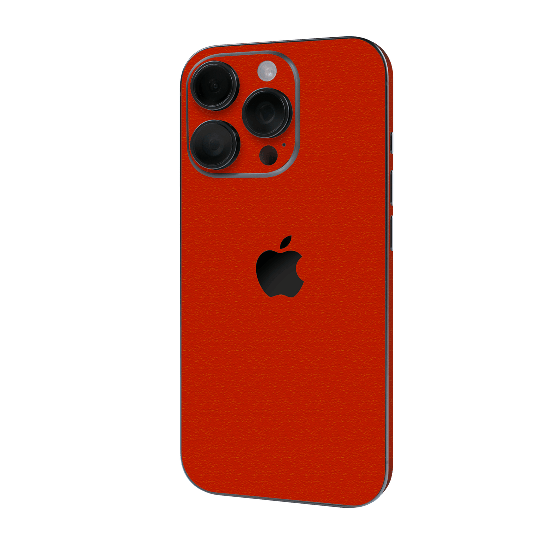 iPhone 16 PRO Luxuria Red Cherry Juice Matt 3D Textured Skin Wrap Sticker Decal Cover Protector by QSKINZ | qskinz.com