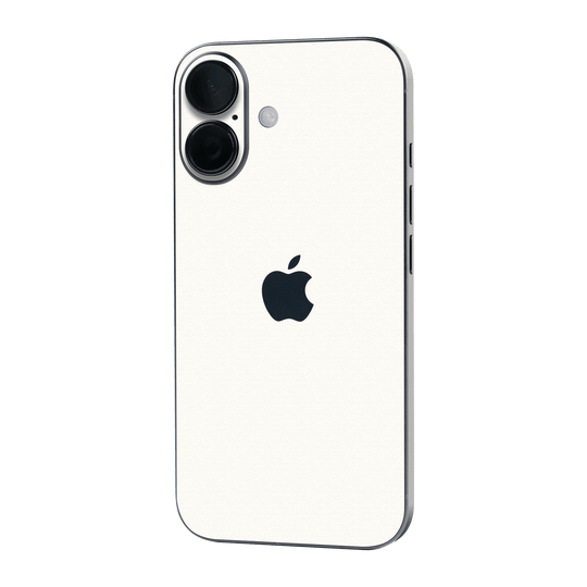 iPhone 16 Plus Luxuria Daisy White Matt 3D Textured Skin Wrap Sticker Decal Cover Protector by QSKINZ | qskinz.com