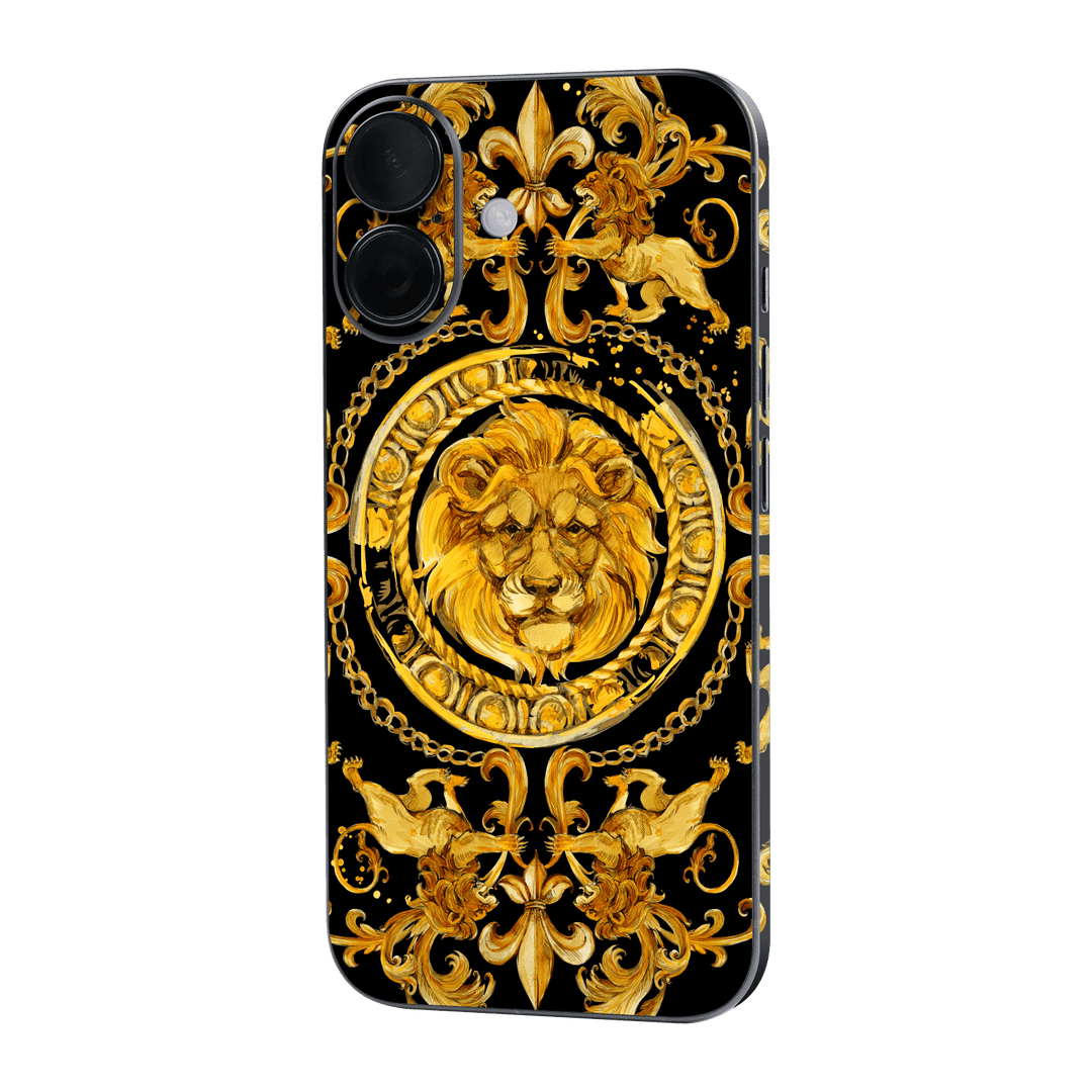 iPhone 16 Plus Print Printed Custom SIGNATURE Baroque Gold Ornaments Skin Wrap Sticker Decal Cover Protector by QSKINZ | qskinz.com