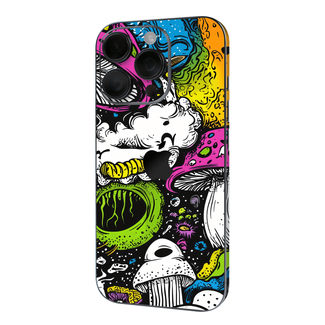 iPhone 16 Pro MAX Custom Printed SIGNATURE “Cartoon Bloom” Art Painting Skin Wrap Sticker Decal Cover Protector by QSKINZ | QSKINZ.COM