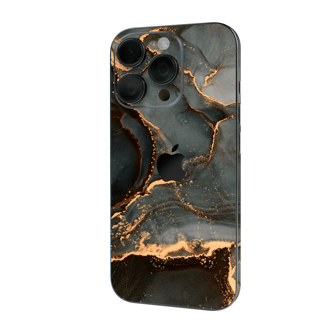 iPhone 16 Pro MAX Print Printed Custom SIGNATURE AGATE GEODE Deep Forest Skin, Wrap, Decal, Protector, Cover by QSKINZ | qskinz.com