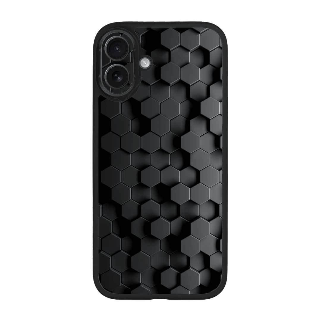 iPhone 16 Qcaze Print Printed Custom SIGNATURE Hexagonal Reaction Case by QSKINZ | qskinz.com