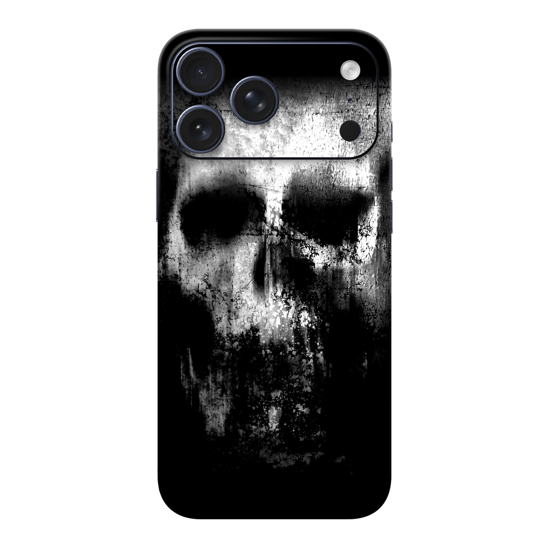 iPhone 17 PRO Horror Black & White SKULL Skin, Wrap – Qskinz™ iPhone 17 PRO Horror Black & White SKULL Skin, Wrap – Qskinz™