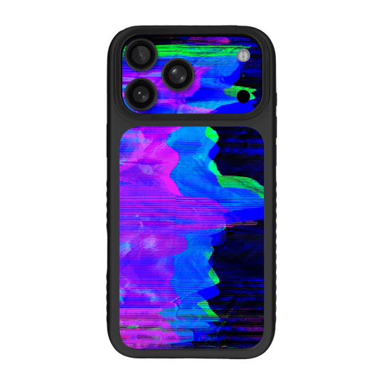 iPhone 17 PRO Qcaze Fusion Custom Printed SIGNATURE “Andromeda” Blue Purple Wave Case Skin Wrap Sticker Decal Cover Protector by QSKINZ | QSKINZ.COM