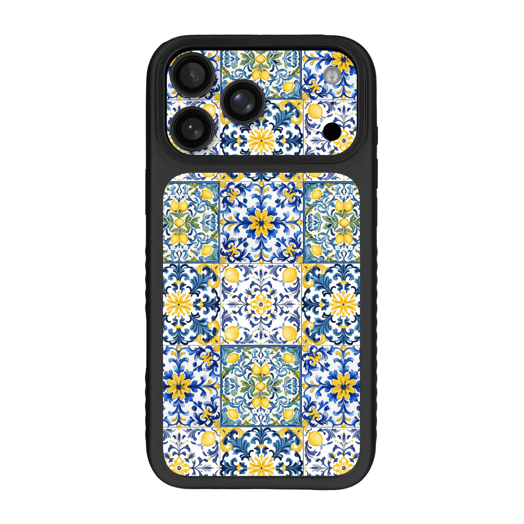 iPhone 17 PRO Qcaze Fusion Custom Printed SIGNATURE “Tile d’Amalfi Coast” Ceramic Case Skin Wrap Sticker Decal Cover Protector by QSKINZ | QSKINZ.COM