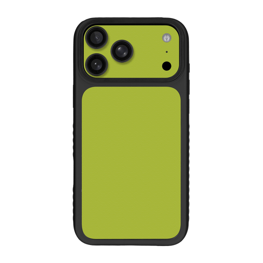 iPhone 17 PRO Qcaze Fusion Luxuria Lime Green Matt 3D Textured Case Skin Wrap Sticker Decal Cover Protector by QSKINZ | qskinz.com