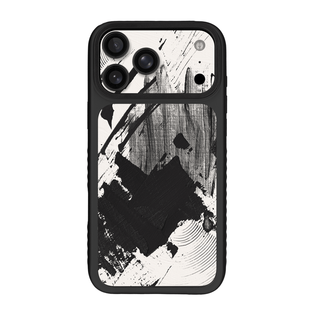iPhone 17 PRO Qcaze Fusion Print Printed Custom SIGNATURE Black and White Madness Case Skin Wrap Sticker Decal Cover Protector by QSKINZ | qskinz.com