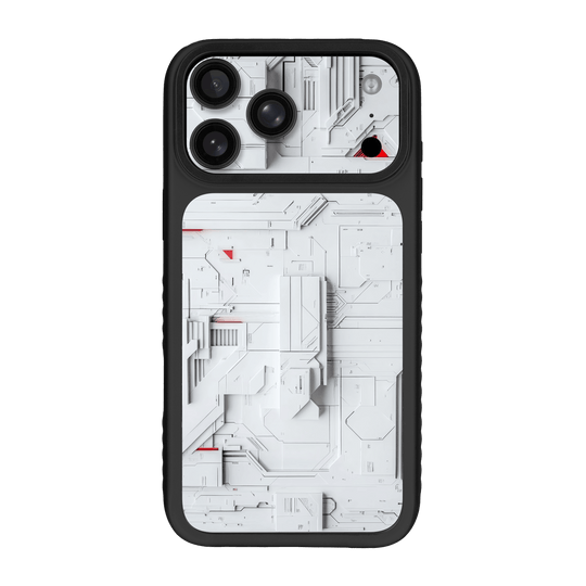 iPhone 17 PRO Qcaze Fusion Print Printed Custom SIGNATURE Interstellar White Spaceship Case Skin Wrap Sticker Decal Cover Protector by QSKINZ | QSKINZ.COM