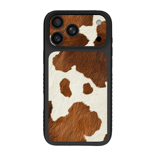 iPhone 17 PRO Qcaze Fusion Print Printed Custom SIGNATURE MOO Cow Print Cowhide Case Skin Wrap Sticker Decal Cover Protector by QSKINZ | QSKINZ.COM