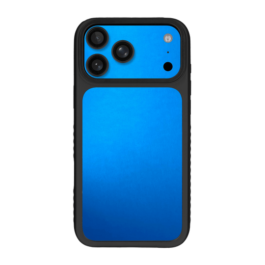 iPhone 17 PRO Qcaze Fusion Satin Blue Metallic Matt Matte Case Skin Wrap Sticker Decal Cover Protector by QSKINZ | qskinz.com
