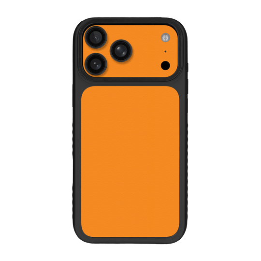 iPhone 17 Pro MAX Qcaze Fusion Luxuria Sunrise Orange Matt 3D Textured Skin Wrap Sticker Decal Cover Protector CASE by QSKINZ | qskinz.com