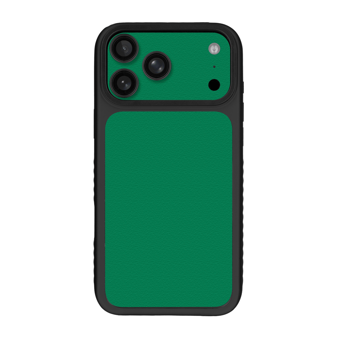 iPhone 17 Pro MAX Qcaze Fusion Luxuria Veronese Green 3D Textured Skin Wrap Sticker Decal Cover CASE Protector by QSKINZ | qskinz.com