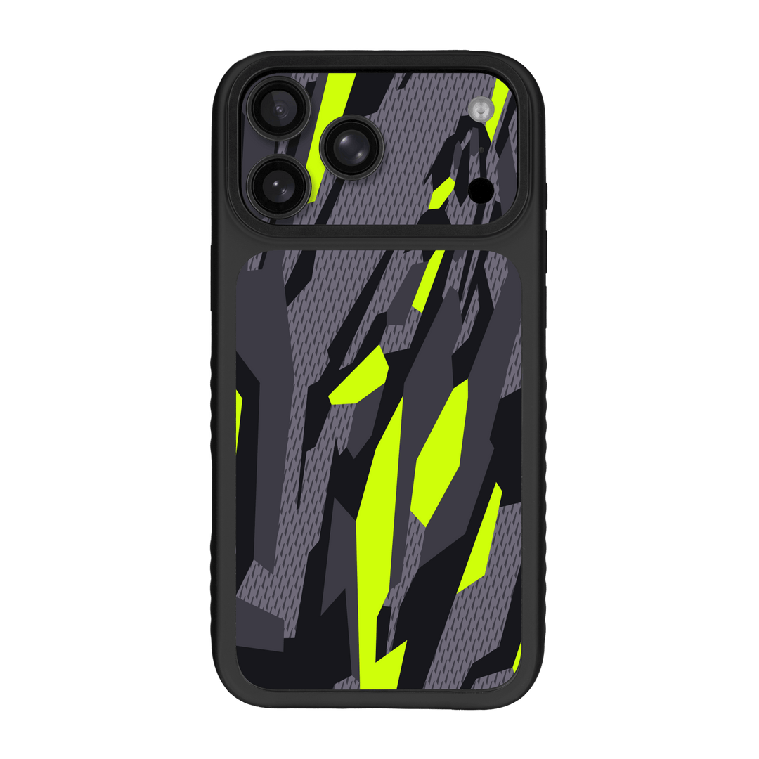 iPhone 17 Pro MAX Qcaze Fusion Print Printed Custom SIGNATURE Abstract Green Camouflage Skin Wrap Sticker Decal Cover CASE Protector by QSKINZ | qskinz.com