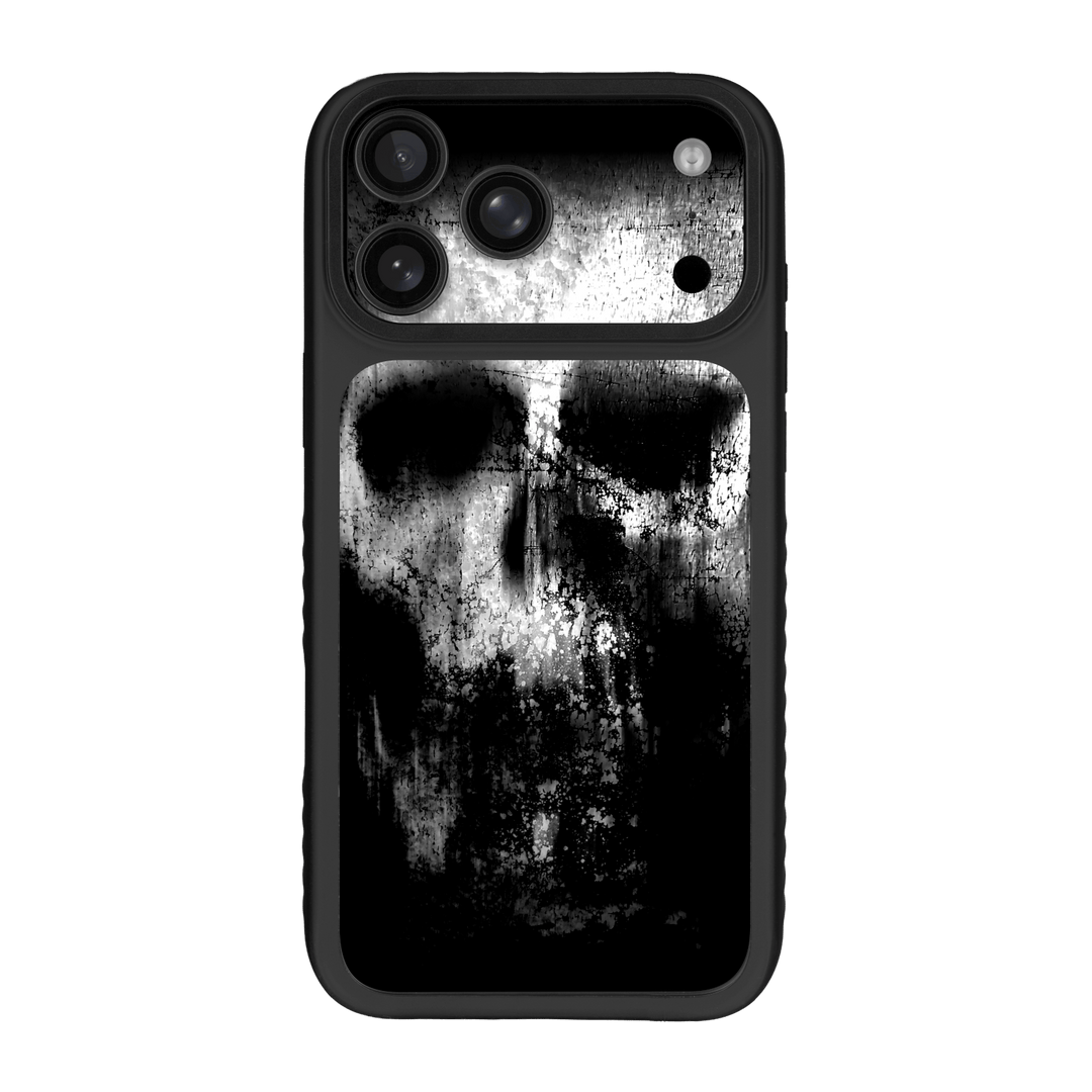 iPhone 17 Pro MAX Qcaze Fusion Print Printed Custom SIGNATURE Horror Black & White SKULL Skin, Wrap, Decal, Protector, CASE Cover by QSKINZ | qskinz.com