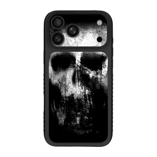 iPhone 17 Pro MAX Qcaze Fusion Print Printed Custom SIGNATURE Horror Black & White SKULL Skin, Wrap, Decal, Protector, CASE Cover by QSKINZ | qskinz.com