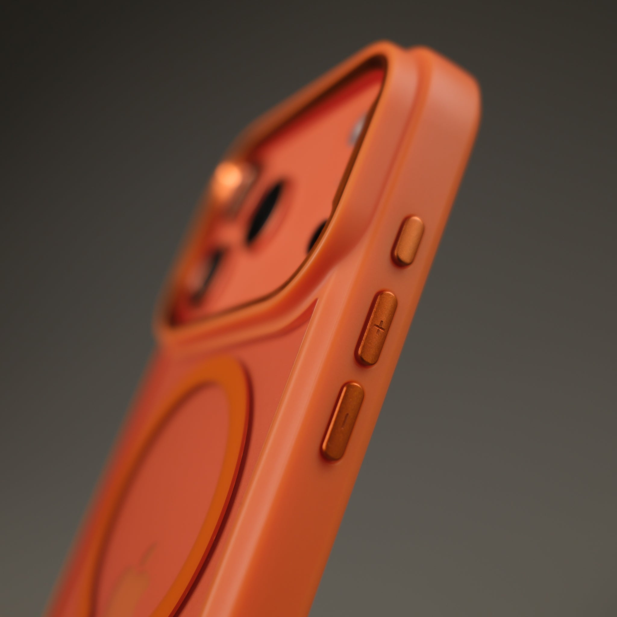 iPhone 17 Pro MAX QCAZE DUO - Cosmic ORANGE - Matching Skin + Case