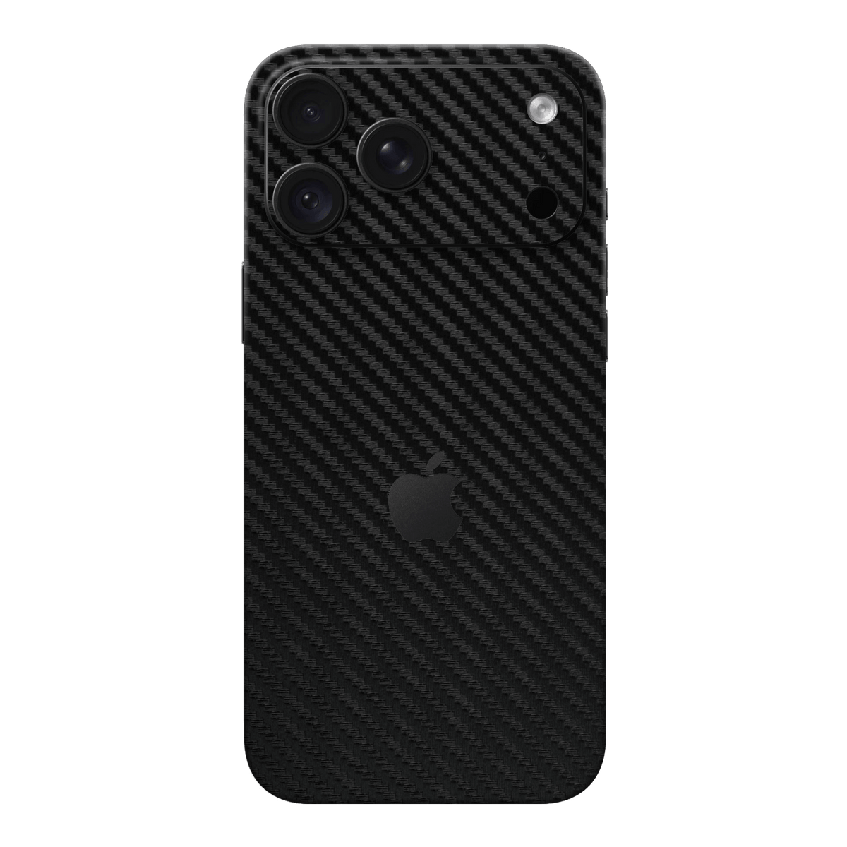 iPhone 18 PRO Black 3D Textured Carbon Fibre Fiber Skin Wrap Sticker Decal Cover Protector by QSKINZ | qskinz.com