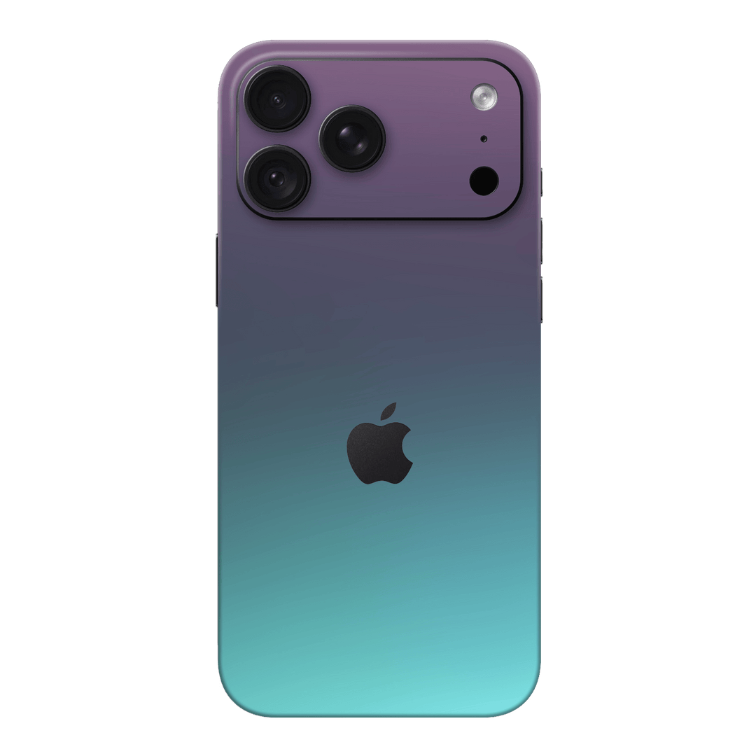 iPhone 18 PRO Chameleon Turquoise-Lavender Lilac Colour-changing Metallic Skin Wrap Sticker Decal Cover Protector by QSKINZ | qskinz.com