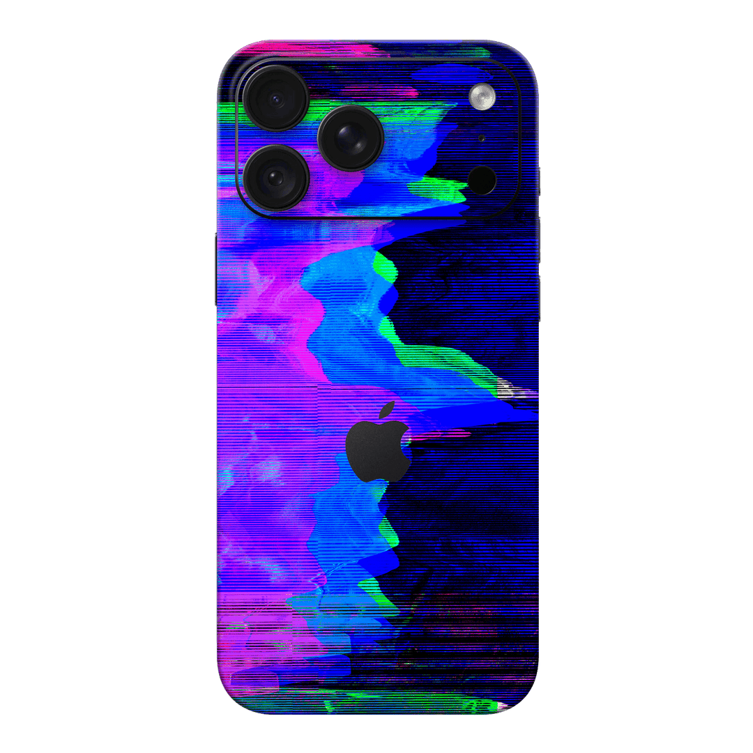 iPhone 18 PRO Custom Printed SIGNATURE “Andromeda” Blue Purple Wave Skin Wrap Sticker Decal Cover Protector by QSKINZ | QSKINZ.COM
