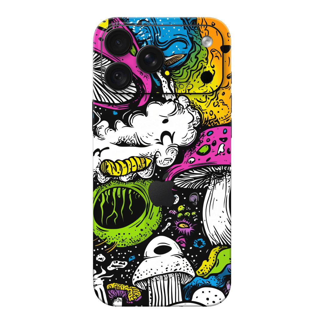 iPhone 18 PRO Custom Printed SIGNATURE “Cartoon Bloom” Art Painting Skin Wrap Sticker Decal Cover Protector by QSKINZ | QSKINZ.COM