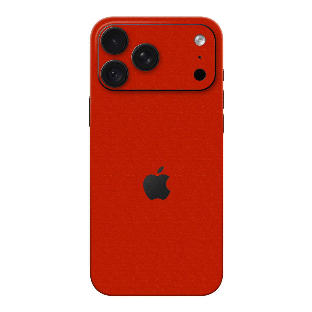 iPhone 18 PRO Luxuria Red Cherry Juice Matt 3D Textured Skin Wrap Sticker Decal Cover Protector by QSKINZ | qskinz.com