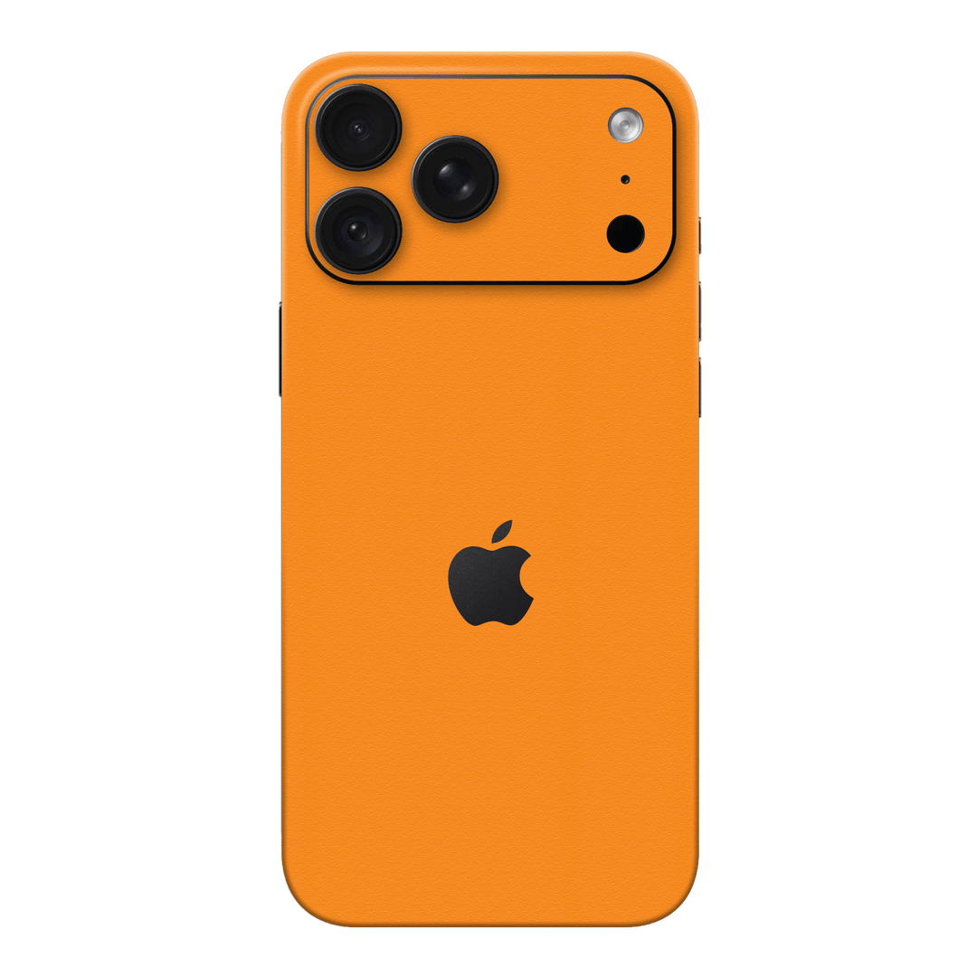 iPhone 18 PRO Luxuria Sunrise Orange Matt 3D Textured Skin Wrap Sticker Decal Cover Protector by QSKINZ | qskinz.com