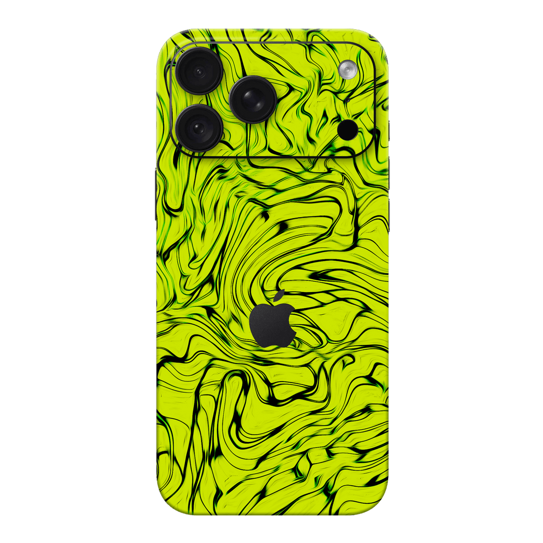 iPhone 18 PRO Print Printed Custom SIGNATURE Hypnotic Green Electric Jade Skin Wrap Sticker Decal Cover Protector by QSKINZ | QSKINZ.COM