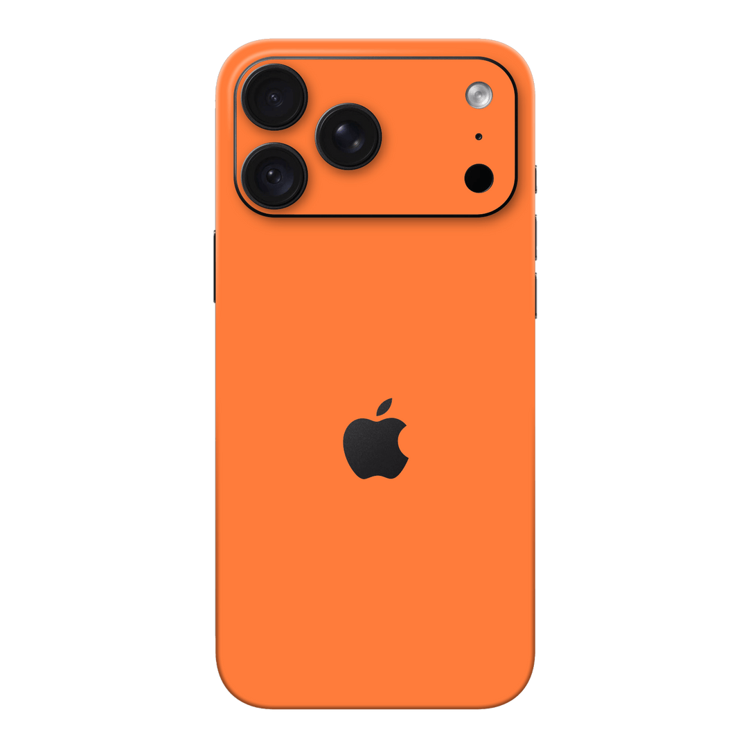 iPhone 18 PRO Printed Custom SIGNATURE “Cosmic Orange” Vibrant Solid Orange Skin Wrap Sticker Decal Cover Protector by QSKINZ | QSKINZ.COM
