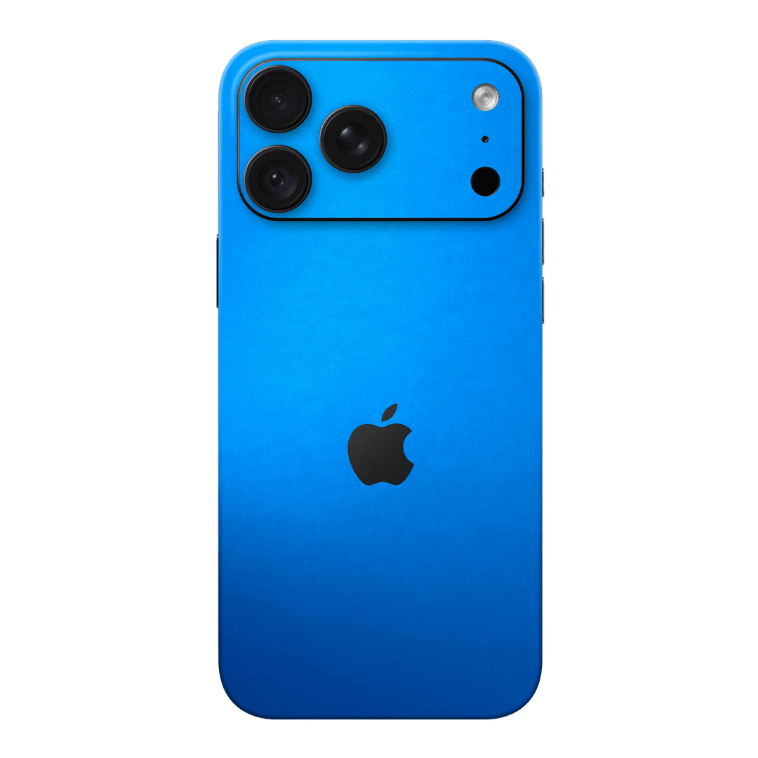 iPhone 18 PRO Satin Blue Metallic Matt Matte Skin Wrap Sticker Decal Cover Protector by QSKINZ | qskinz.com