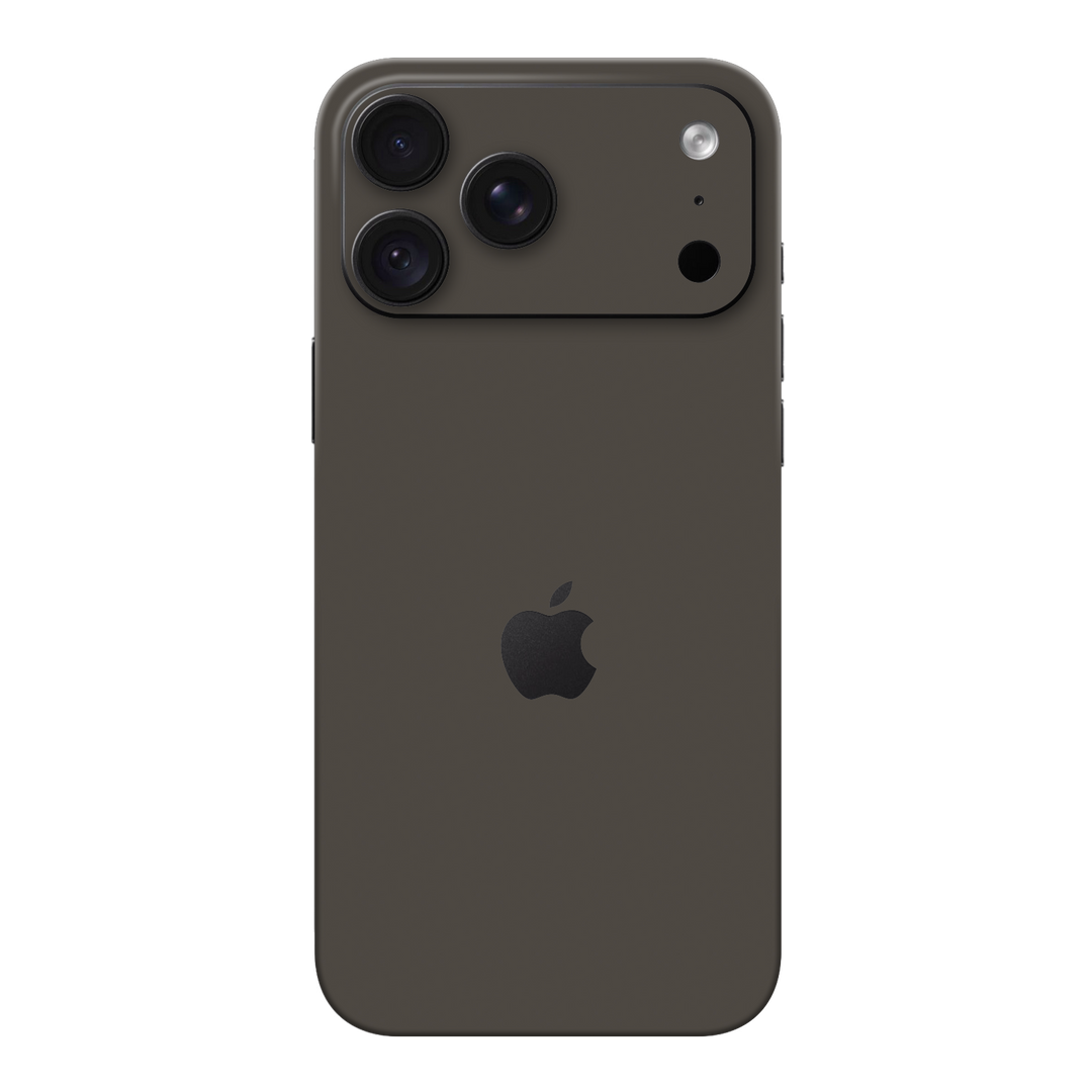 iPhone 18 PRO Soft-Touch Matte StealthMatte Mystiq Dark Grey Skin Wrap Sticker Decal Cover Protector by QSKINZ | qskinz.com