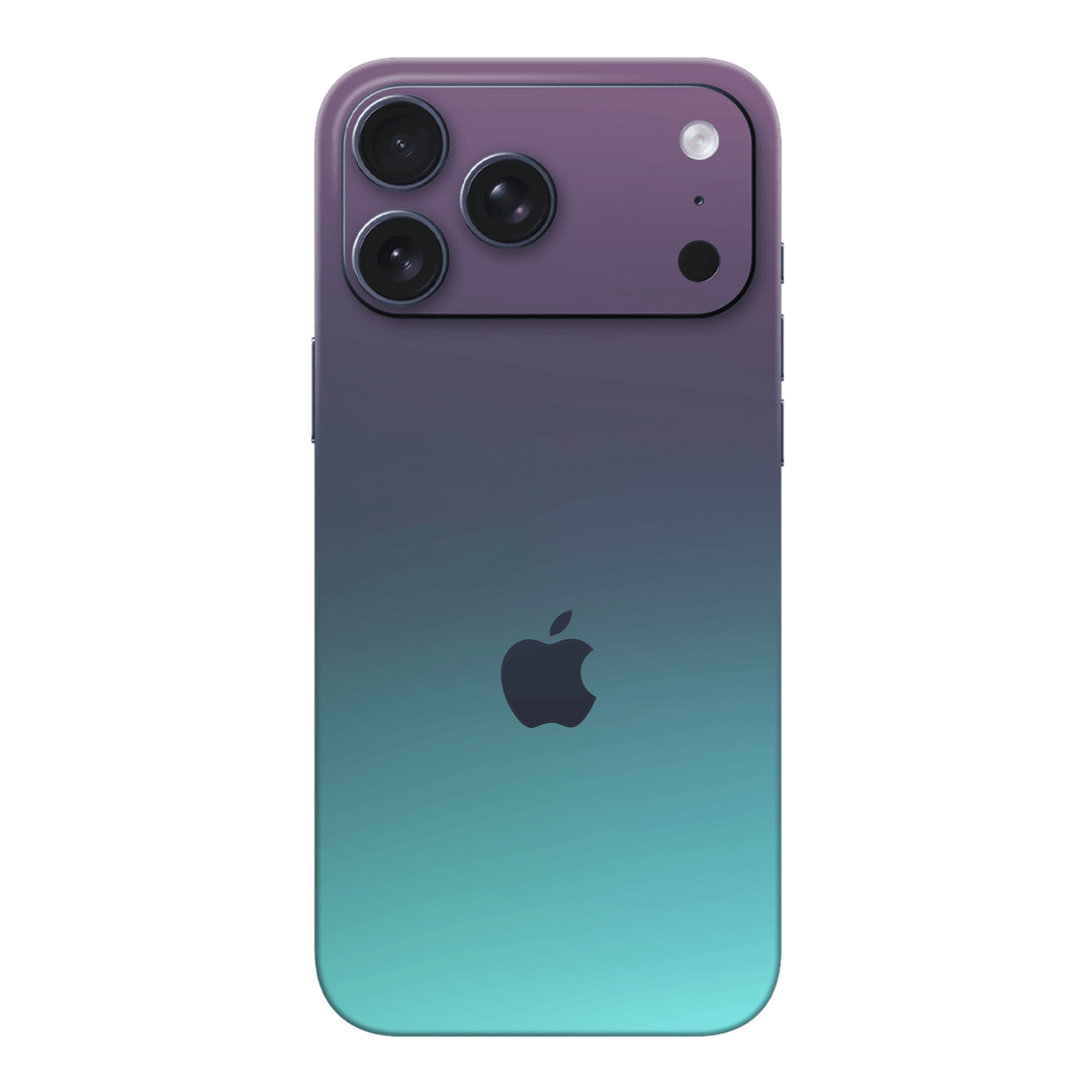 iPhone 18 Pro MAX Chameleon Turquoise-Lavender Lilac Colour-changing Metallic Skin Wrap Sticker Decal Cover Protector by QSKINZ | qskinz.com