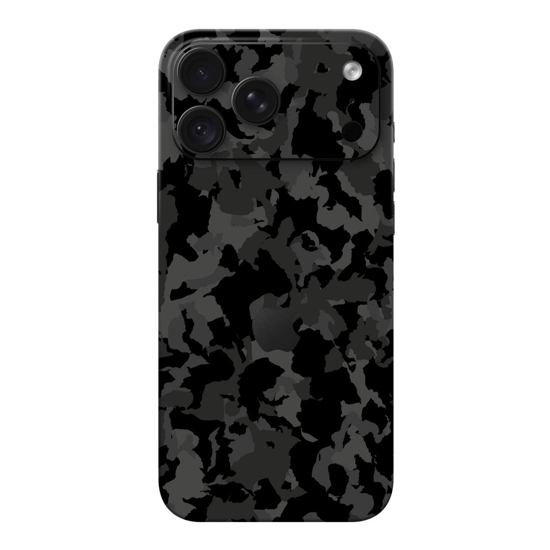 iPhone 18 Pro MAX Print Printed Custom SIGNATURE Camouflage Camo DARK SLATE Skin Wrap Sticker Decal Cover Protector by QSKINZ | qskinz.com