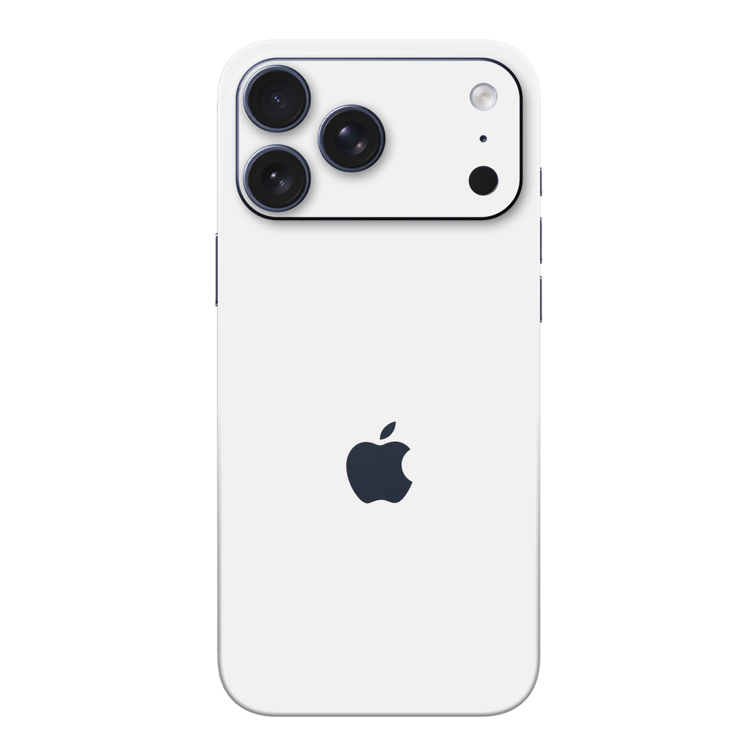 iPhone 18 Pro MAX Soft-Touch Matte StealthMatte Polar White Skin Wrap Sticker Decal Cover Protector by QSKINZ | qskinz.com