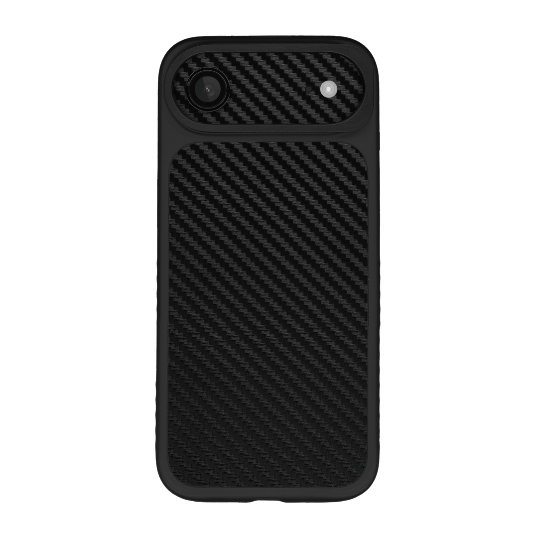 iPhone Air Black 3D Textured Carbon Fibre Fiber Case Skin Wrap Sticker Decal Cover Protector by QSKINZ | qskinz.com
