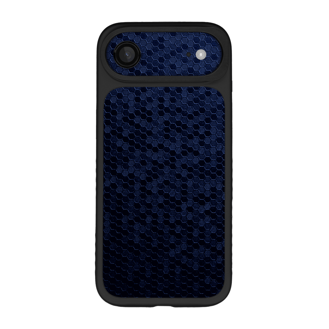 iPhone Air Luxuria Navy Blue Honeycomb 3D Textured Case Skin Wrap Sticker Decal Cover Protector by QSKINZ | qskinz.com