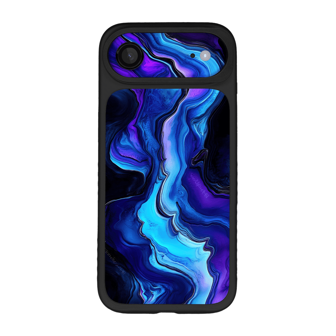 iPhone Air Qcaze Fusion Custom Printed SIGNATURE “Agate Geode Blue Marble” Art Case Skin Wrap Sticker Decal Cover Protector by QSKINZ | QSKINZ.COM
