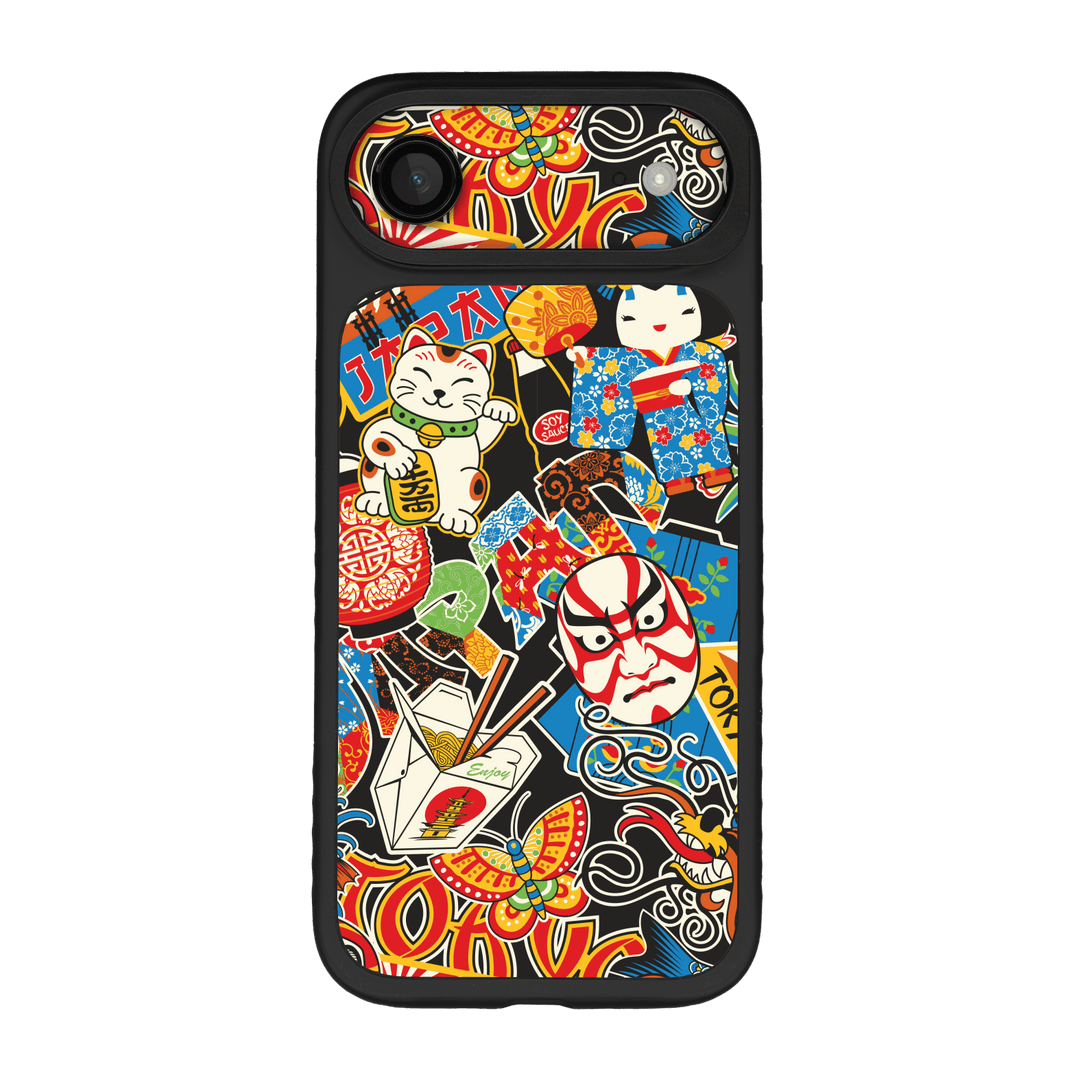 iPhone Air Qcaze Fusion Custom Printed SIGNATURE “Manga Tokyo Maneki” Japanese Art Case Skin Wrap Sticker Decal Cover Protector by QSKINZ | QSKINZ.COM