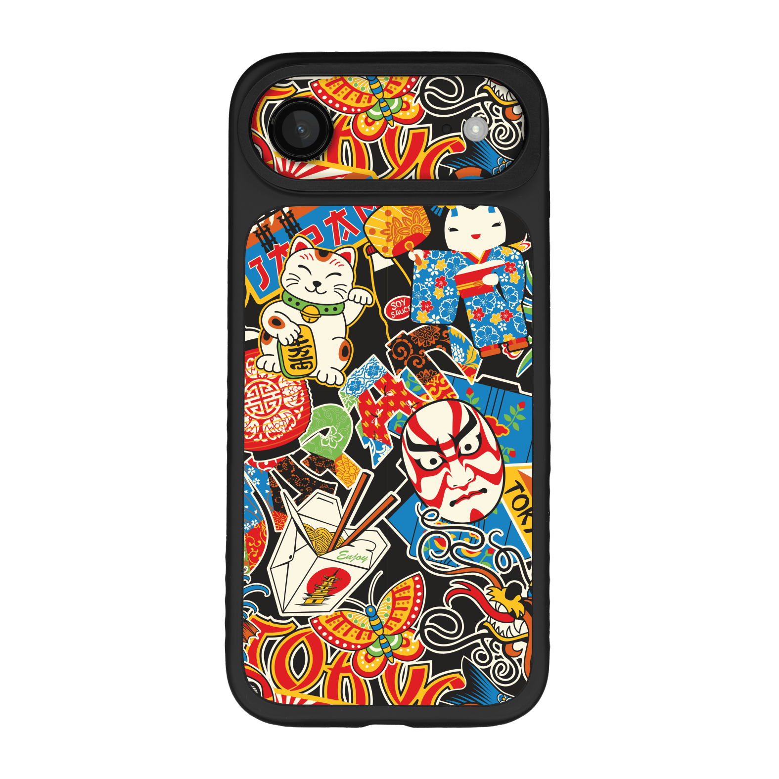 iPhone Air Qcaze Fusion Custom Printed SIGNATURE “Manga Tokyo Maneki” Japanese Art Case Skin Wrap Sticker Decal Cover Protector by QSKINZ | QSKINZ.COM