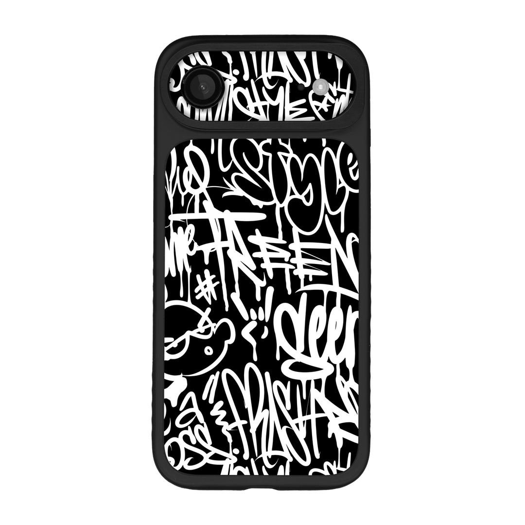 iPhone Air Qcaze Fusion Print Printed Custom SIGNATURE Monochrome Black and WhiteGraffiti Case Skin Wrap Sticker Decal Cover Protector by QSKINZ | qskinz.com