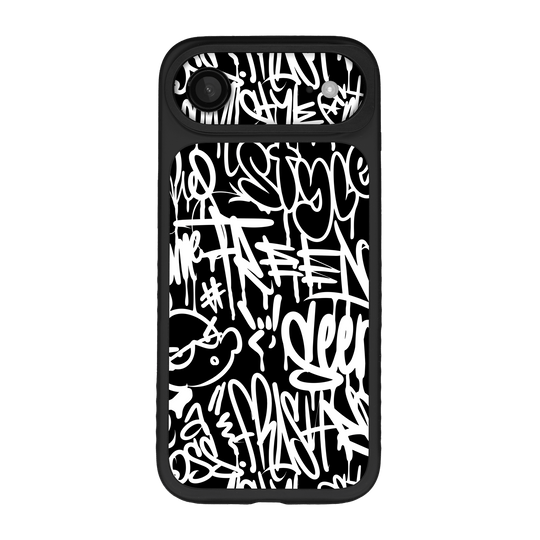 iPhone Air Qcaze Fusion Print Printed Custom SIGNATURE Monochrome Black and WhiteGraffiti Case Skin Wrap Sticker Decal Cover Protector by QSKINZ | qskinz.com