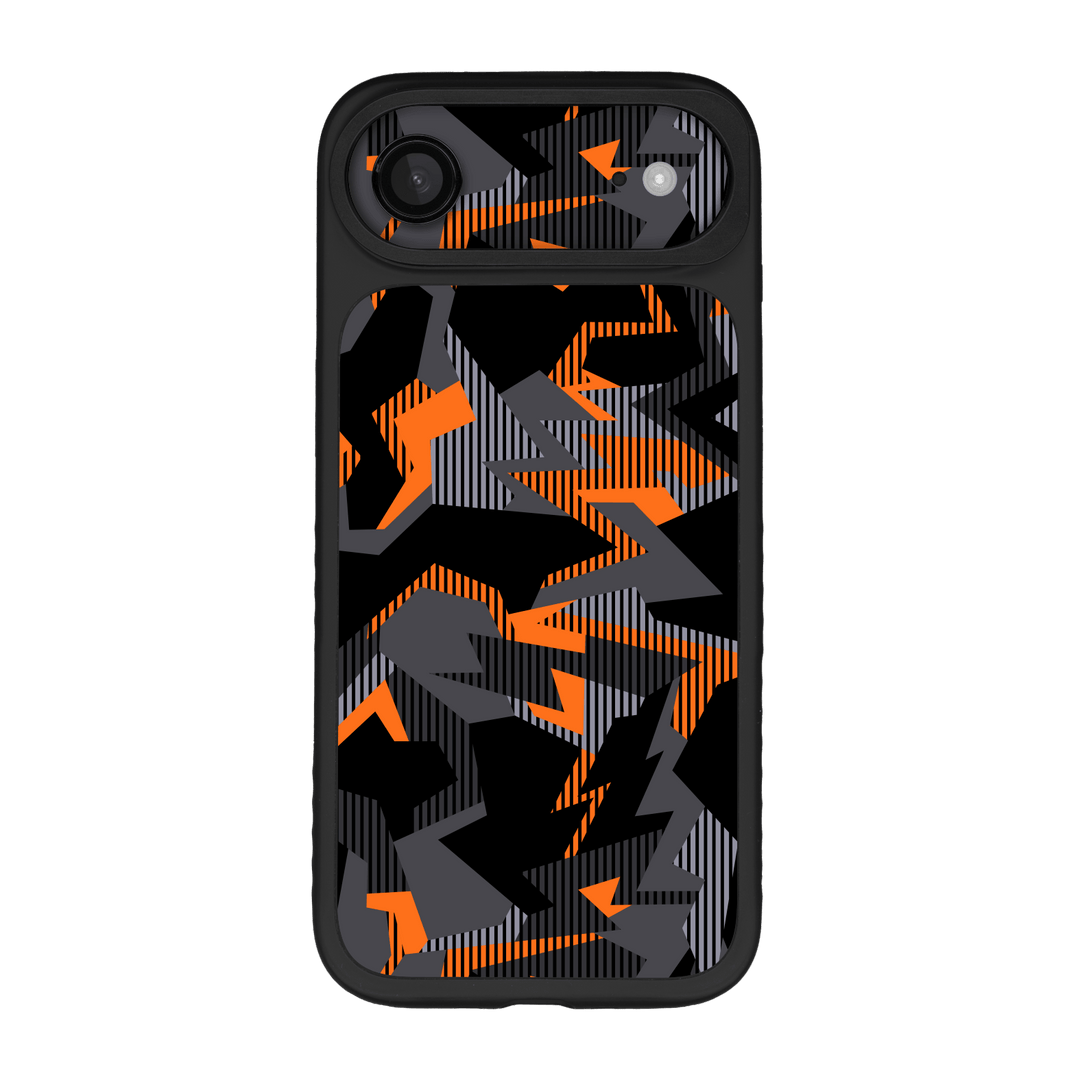 iPhone Air Qcaze Fusion Print Printed Custom SIGNATURE Sharp-Edged Orange Camo Camouflage Case Skin Wrap Sticker Decal Cover Protector by QSKINZ | qskinz.com