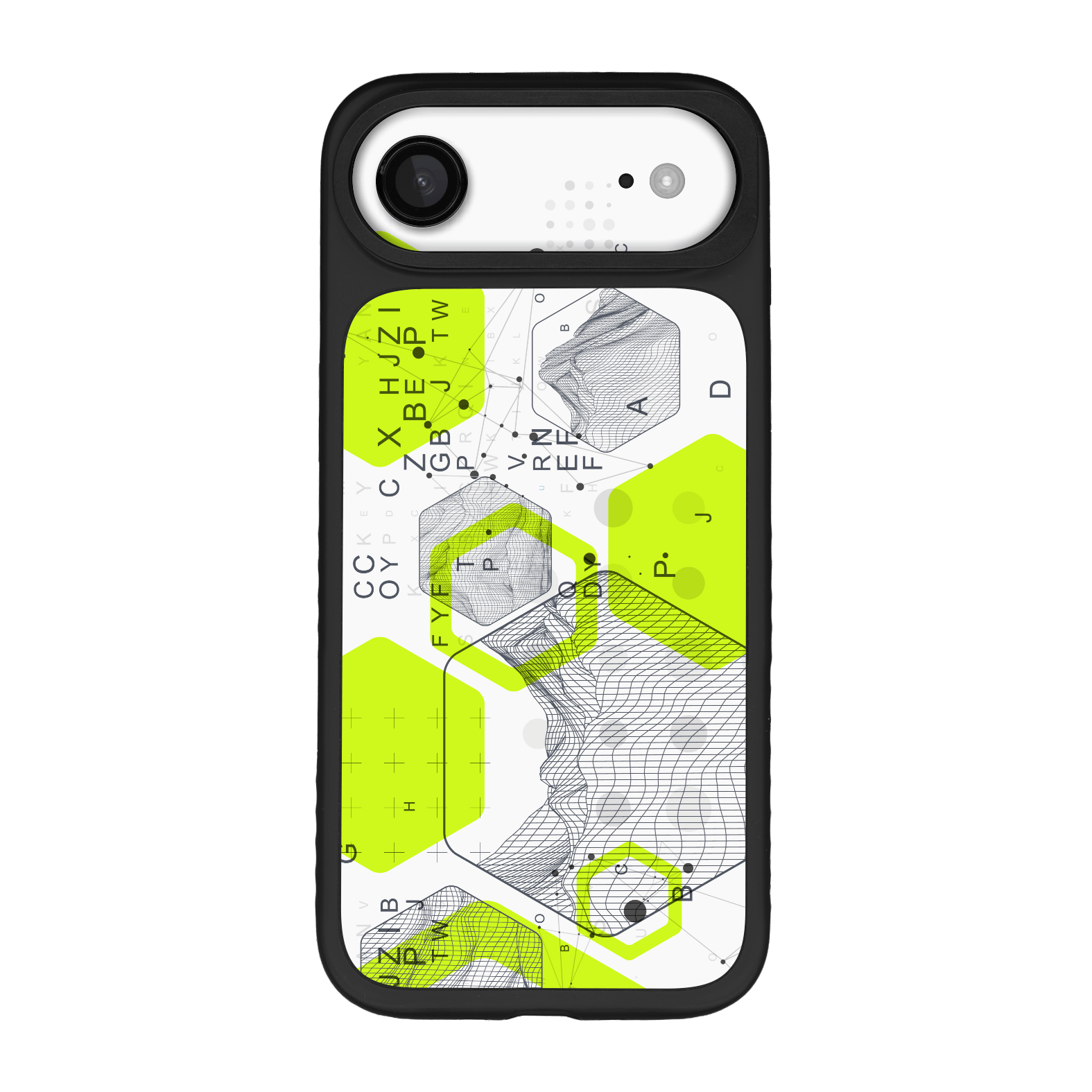iPhone Air Qcaze Fusion Printed Custom SIGNATURE “Neural Realm” AI Science Green & White Case Skin Wrap Sticker Decal Cover Protector by QSKINZ | QSKINZ.COM